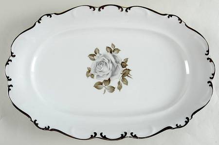 Moon Rose 15" Oval Serving Platter