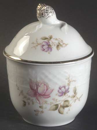 Mountain Rose Sugar Bowl & Lid