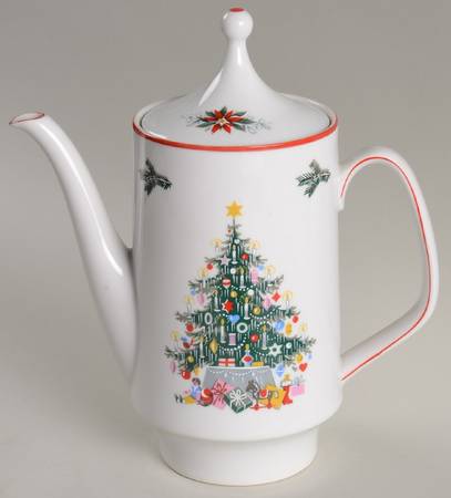 Noel Coffee Pot & Lid