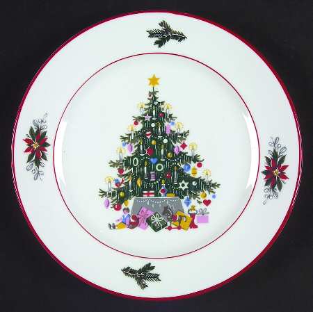 Noel Salad Plate