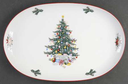 Noel 14" Oval Serving Platter