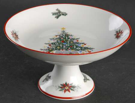 Noel Round Compote (Height X Width)
