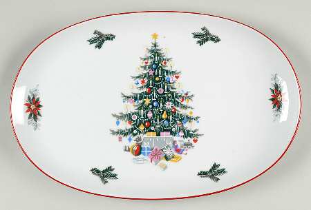 Noel 13" Oval Serving Platter