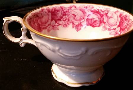 Old Rose Footed Cup