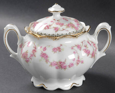 Original Bridal Rose Sugar Bowl & Lid