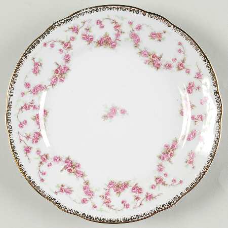 Original Bridal Rose Salad Plate