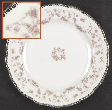 Original Bridal Rose Dinner Plate
