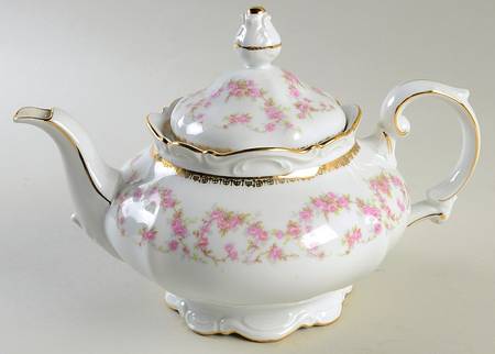 Original Bridal Rose Teapot & Lid