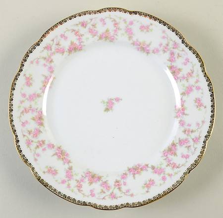 Original Bridal Rose Luncheon Plate