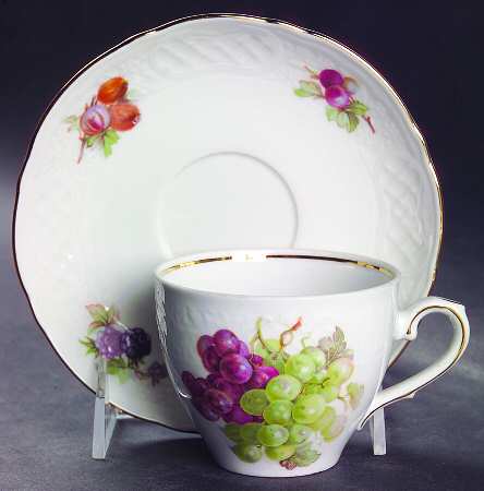 Orchard Flat Cup & Saucer Set