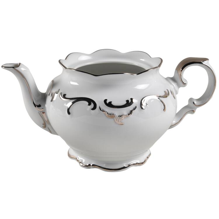 Platinum Elegance Teapot No Lid