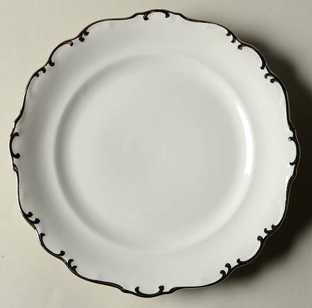 Platinum Elegance Salad Plate