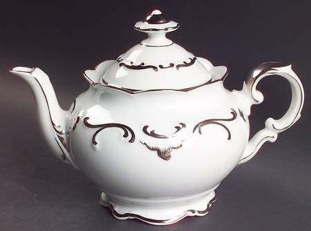 Platinum Elegance Teapot & Lid
