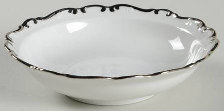 Platinum Elegance Fruit/Dessert (Sauce) Bowl