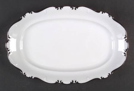 Platinum Elegance 14" Oval Serving Platter