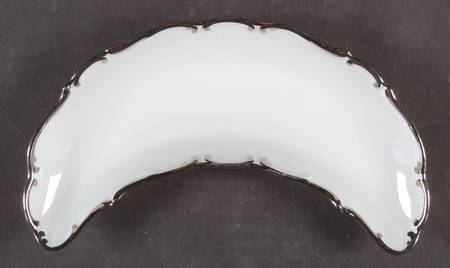 Platinum Elegance Bone Dish