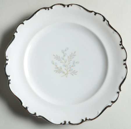 Platinum Glow Salad Plate