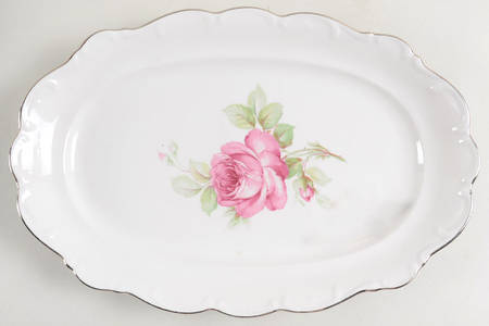 Platinum Radiance 12" Oval Serving Platter