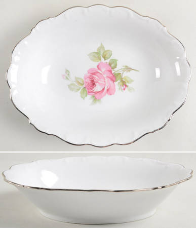 Platinum Radiance 9" Oval Vegetable Bowl