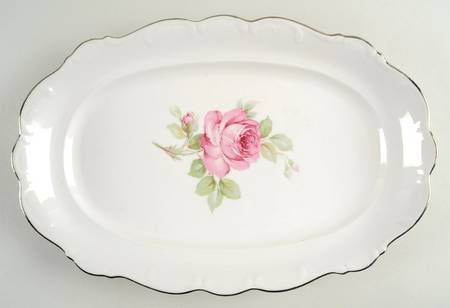 Platinum Radiance 14" Oval Serving Platter