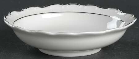 Platinum Scroll Fruit/Dessert (Sauce) Bowl