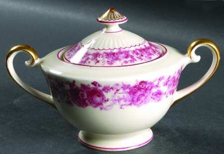 Rosedale Sugar Bowl & Lid