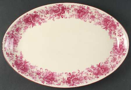 Rosedale 16" Oval Serving Platter