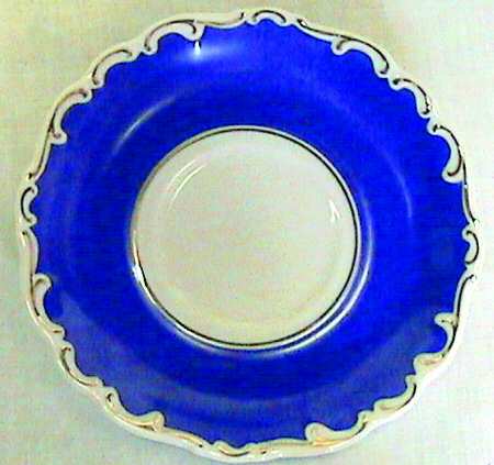 Royal Blue Saucer for Flat Cup