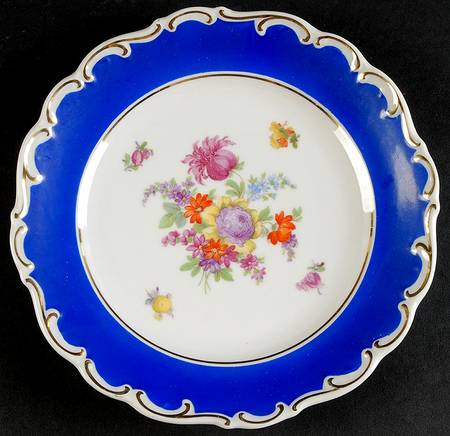 Royal Blue Salad Plate
