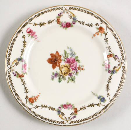 San Luis Rey (Ivory Background) Bread & Butter Plate