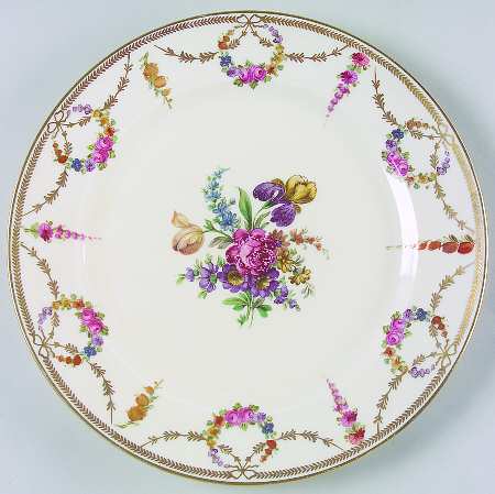 San Luis Rey (Ivory Background) Dinner Plate