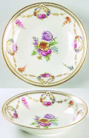 San Luis Rey (Ivory Background) Fruit/Dessert (Sauce) Bowl