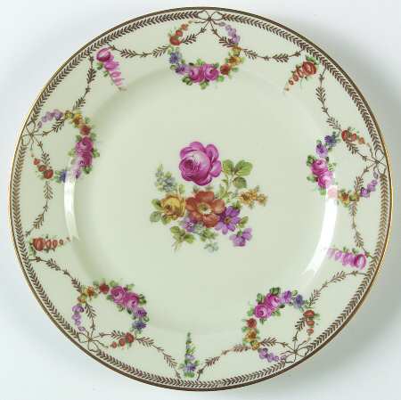 San Luis Rey (Ivory Background) Salad Plate