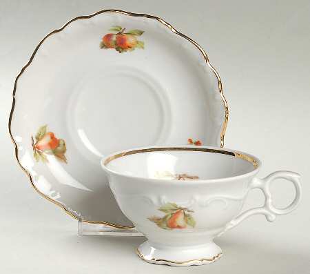 SCH14 Footed Cup & Saucer Set