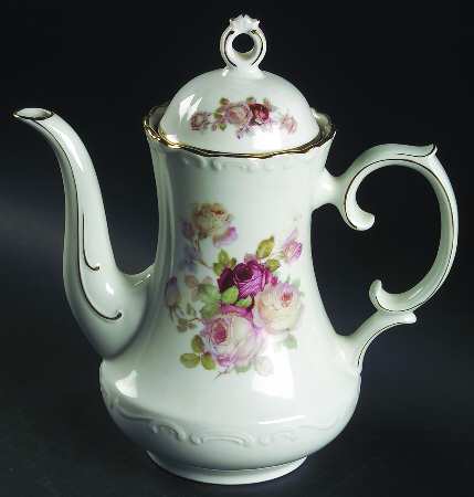 Schumann Rose Coffee Pot & Lid