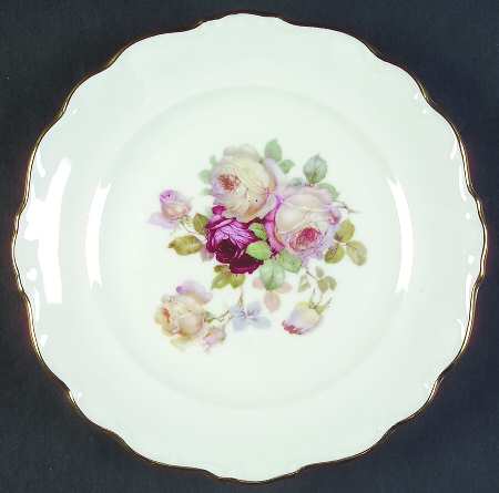 Schumann Rose Salad Plate