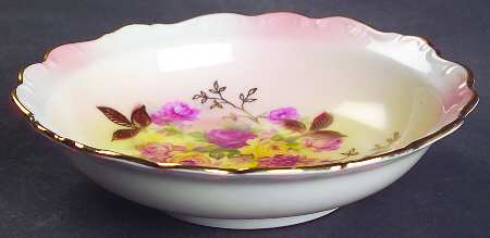 Sunset Rose Fruit/Dessert (Sauce) Bowl