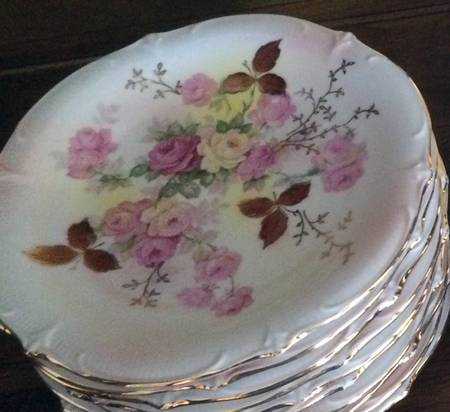 Sunset Rose Salad Plate