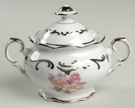 Sweet Briar Sugar Bowl & Lid