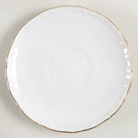 Violette (Gold Trim) Saucer for Demitasse Cup