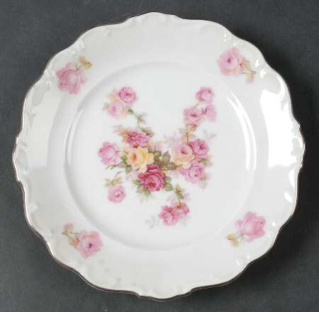 Victorian Rose Bread & Butter Plate