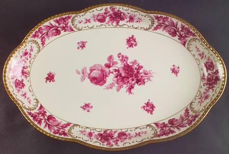 Vienna Rose 16" Oval Serving Platter