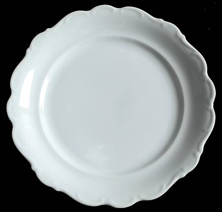 White Elegance Luncheon Plate