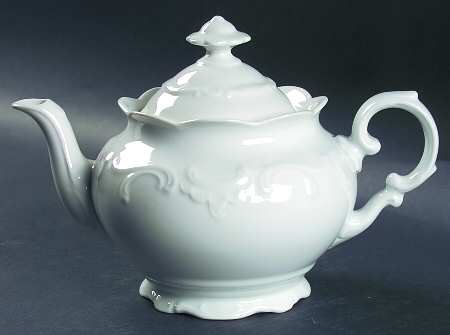 White Elegance Teapot & Lid