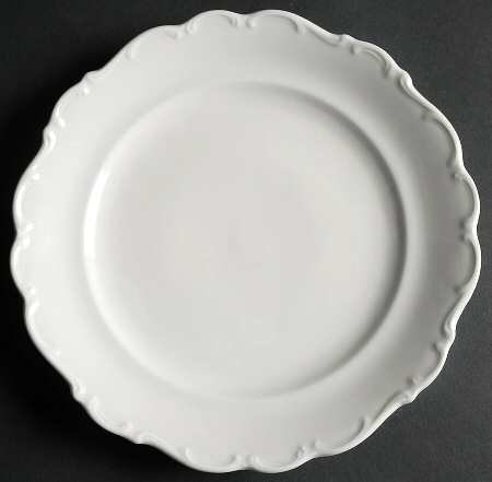 White Elegance Salad Plate
