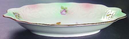 Wild Rose Blush 12" Oval Vegetable Bowl by Schumann - Bavaria