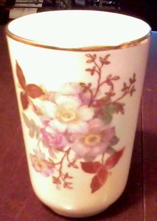 Wild Rose Blush Tall China Tumbler