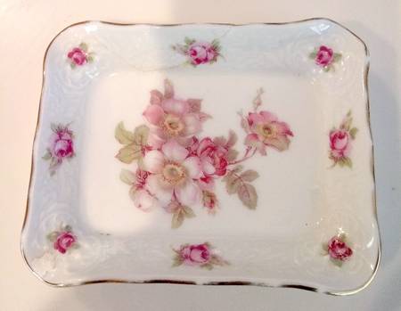 Wild Rose Scalloped (Coupe) 4" Ashtray