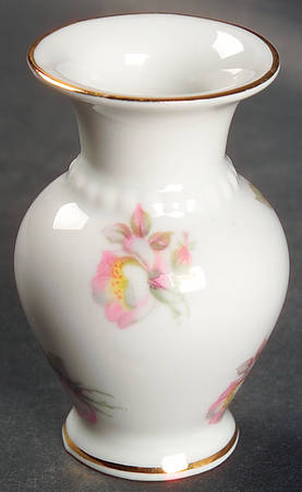 Wild Rose Scalloped (Coupe) 3" Vase