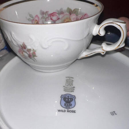 Wild Rose Scalloped (Coupe) Snack Cup